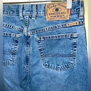 Vintagee Lucky Brand Dungarees 100% Cotton Denim Women’s Jeans Relaxed Sz 12/31